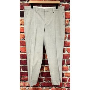 Express Mens Gray Dress Pants Slim Fit Size 34 / 32